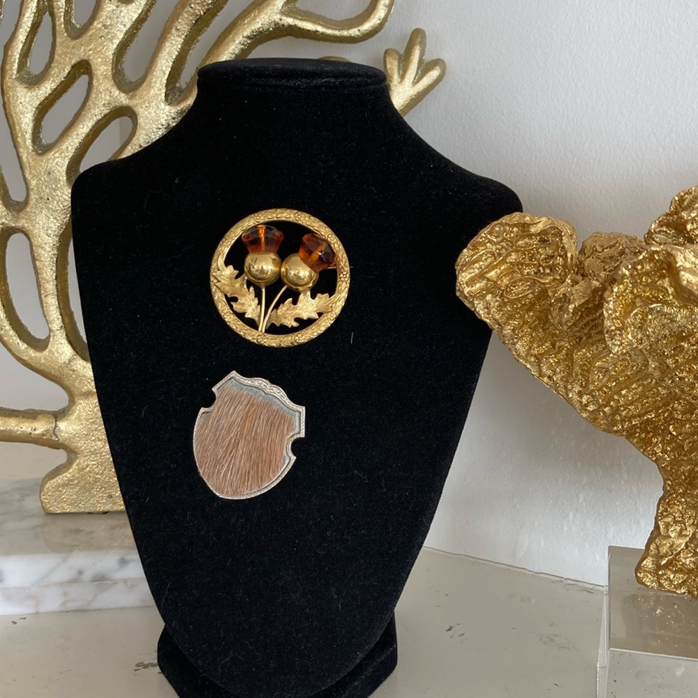 Pair of Vintage Scottish Brooches